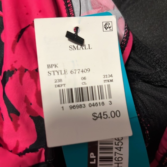 New with tags women’s size small one piece bathing suit by aqua green - Picture 3 of 5